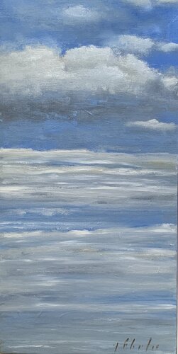 Blue Skies by Kathy Gébelin, Painting for Sale on Select