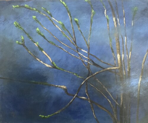 Nuit Etoilée by Kathy Gébelin, Painting for Sale on Select