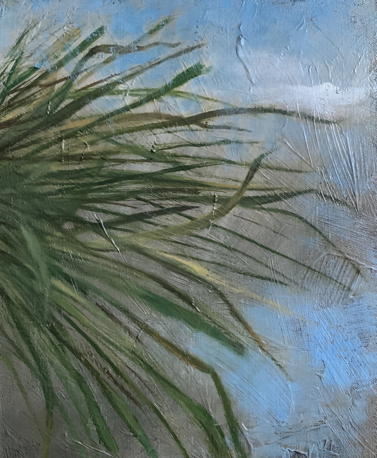 Herbes Sauvages Kathy Gébelin Original painting for sale