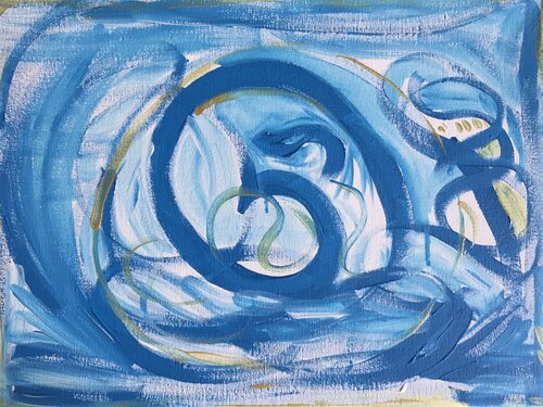 Stanchezza e sonno profondo by Gaia Li Quadri Cassini, Painting for Sale on Select