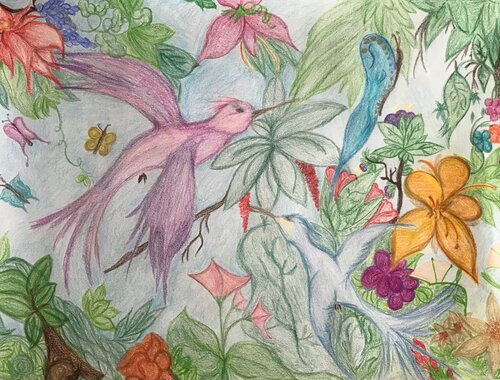 It's a perfect day by Gaia Li Quadri Cassini, Drawing for Sale on Select