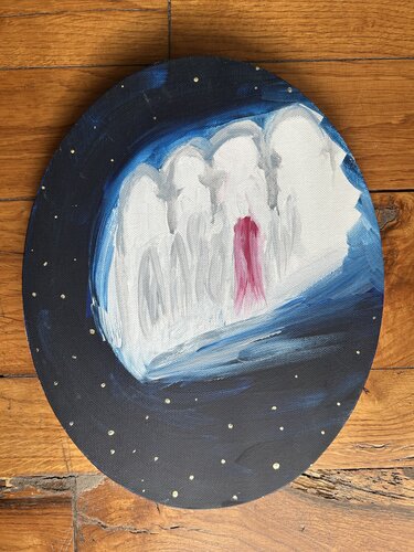 Meditazione by Gaia Li Quadri Cassini, Painting for Sale on Select