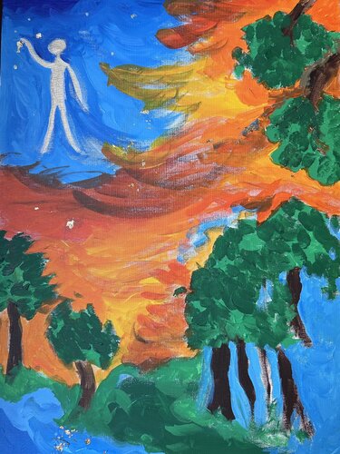 Ascoltarsi by Gaia Li Quadri Cassini, Painting for Sale on Select