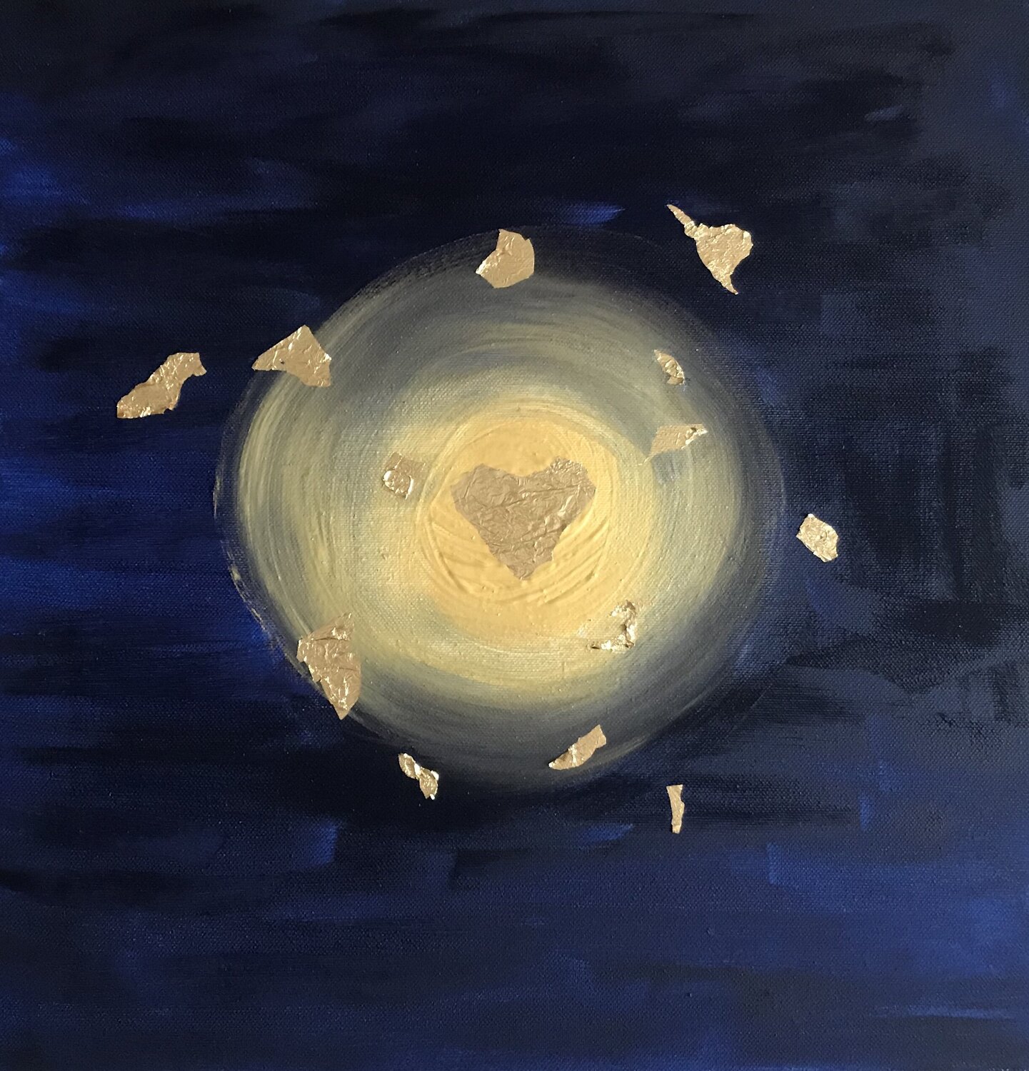 La luce nel buio Gaia Li Quadri Cassini Original painting for sale