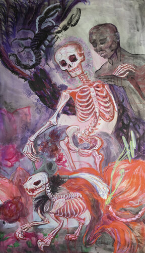Death by Velta Emīlija Platupe, Painting for Sale on Select