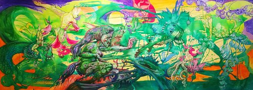 Sea Witch by Velta Emīlija Platupe, Painting for Sale on Select
