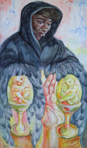 Judgement by Velta Emīlija Platupe, Painting for Sale on Select