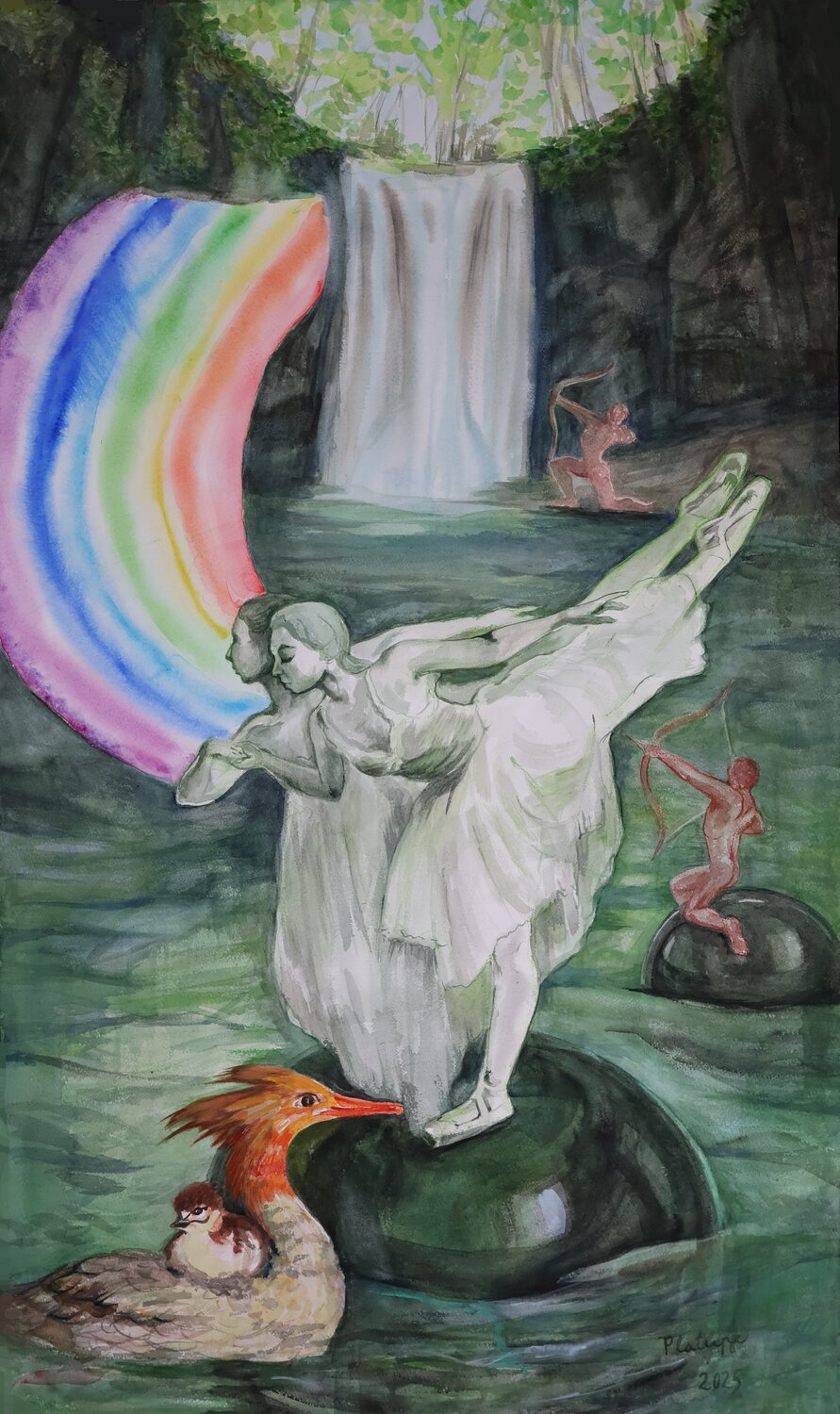 Temperance Velta Emīlija Platupe Original painting for sale