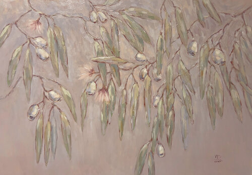 “Eucalyptus Quiet Elegy” by Viktoria Daneva, Painting for Sale on Select
