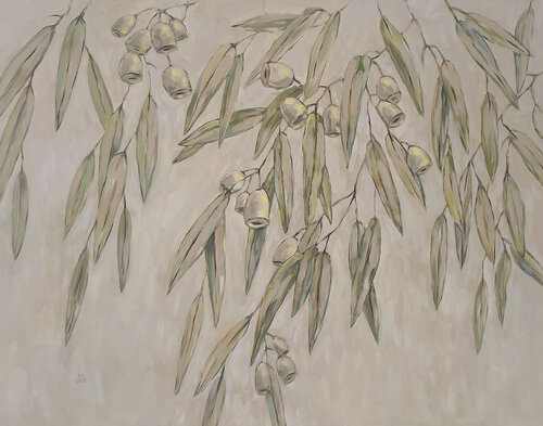 “Eucalyptus Prelude” by Viktoria Daneva, Painting for Sale on Select