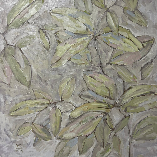“Quiet Rhythm of Leaves” by Viktoria Daneva, Painting for Sale on Select