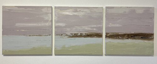 “Quiet Horizon Line” by Viktoria Daneva, Painting for Sale on Select