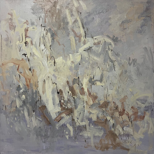"Traces of Light" by Viktoria Daneva, Painting for Sale on Select