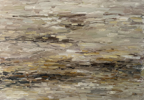 “Receding Water” by Viktoria Daneva, Painting for Sale on Select