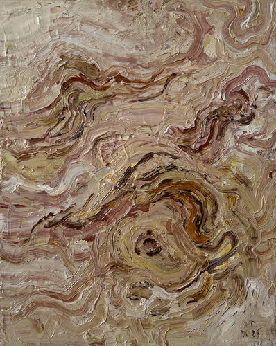 “Inner Flow of Light” by Viktoria Daneva, Painting for Sale on Select