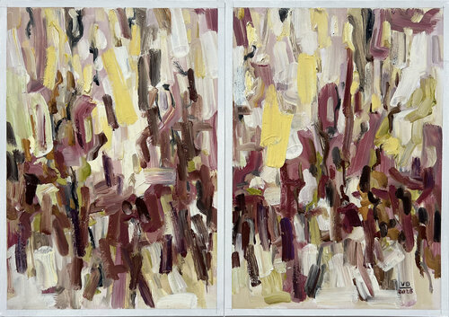 “Pulsation of Inner Light” by Viktoria Daneva, Painting for Sale on Select