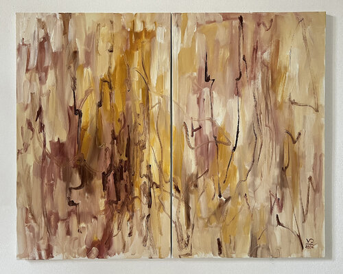 “Fleeting Flashes of Light” by Viktoria Daneva, Painting for Sale on Select