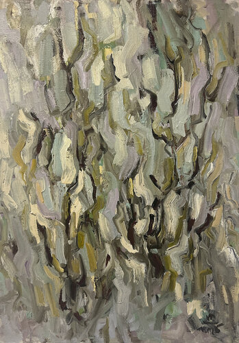 “Fluid Fragments of Light” by Viktoria Daneva, Painting for Sale on Select