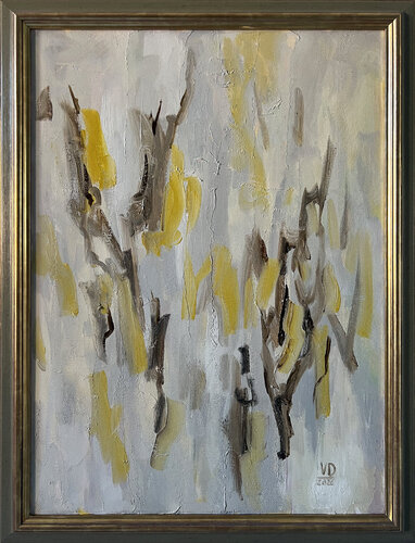 “Accents of Silent Light” by Viktoria Daneva, Painting for Sale on Select