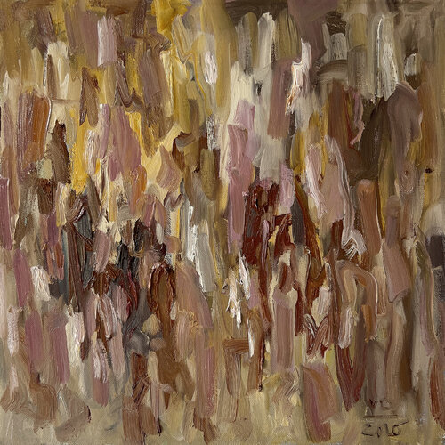 “Golden Echo” by Viktoria Daneva, Painting for Sale on Select