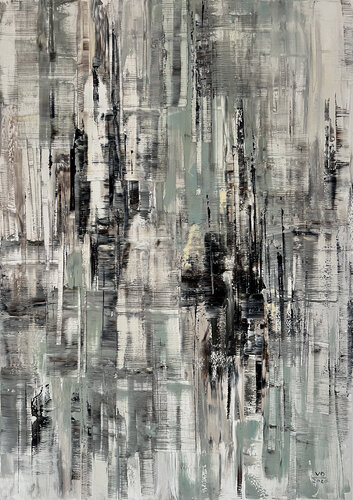 “Traces of Presence. Quiet Layers of Memory” by Viktoria Daneva, Painting for Sale on Select