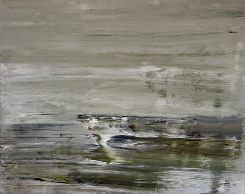 “Vibrations of the Inner Horizon” by Viktoria Daneva, Painting for Sale on Select