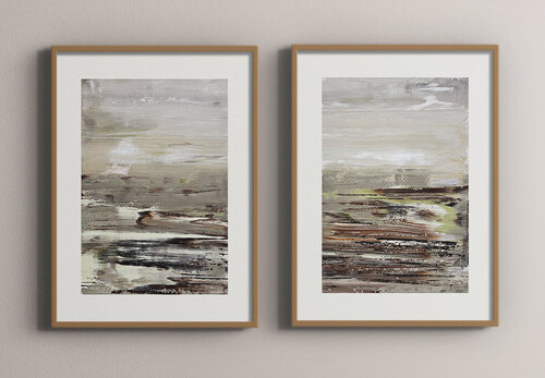 "Vibrations of the Inner Horizon” by Viktoria Daneva, Painting for Sale on Select
