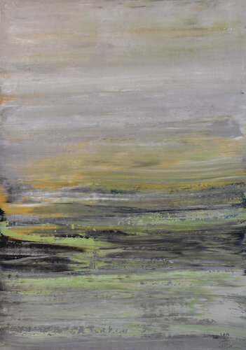 Inner Horizons: “Light Beyond Silence” by Viktoria Daneva, Painting for Sale on Select