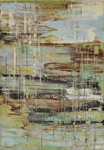 Memory of Spaces: “Architecture of Reflections” by Viktoria Daneva, Painting for Sale on Select