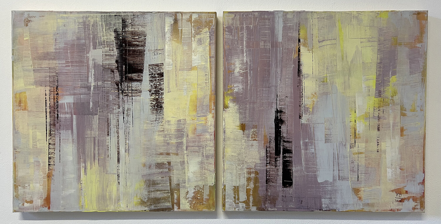“Artefacts of Time” Viktoria Daneva Original painting for sale