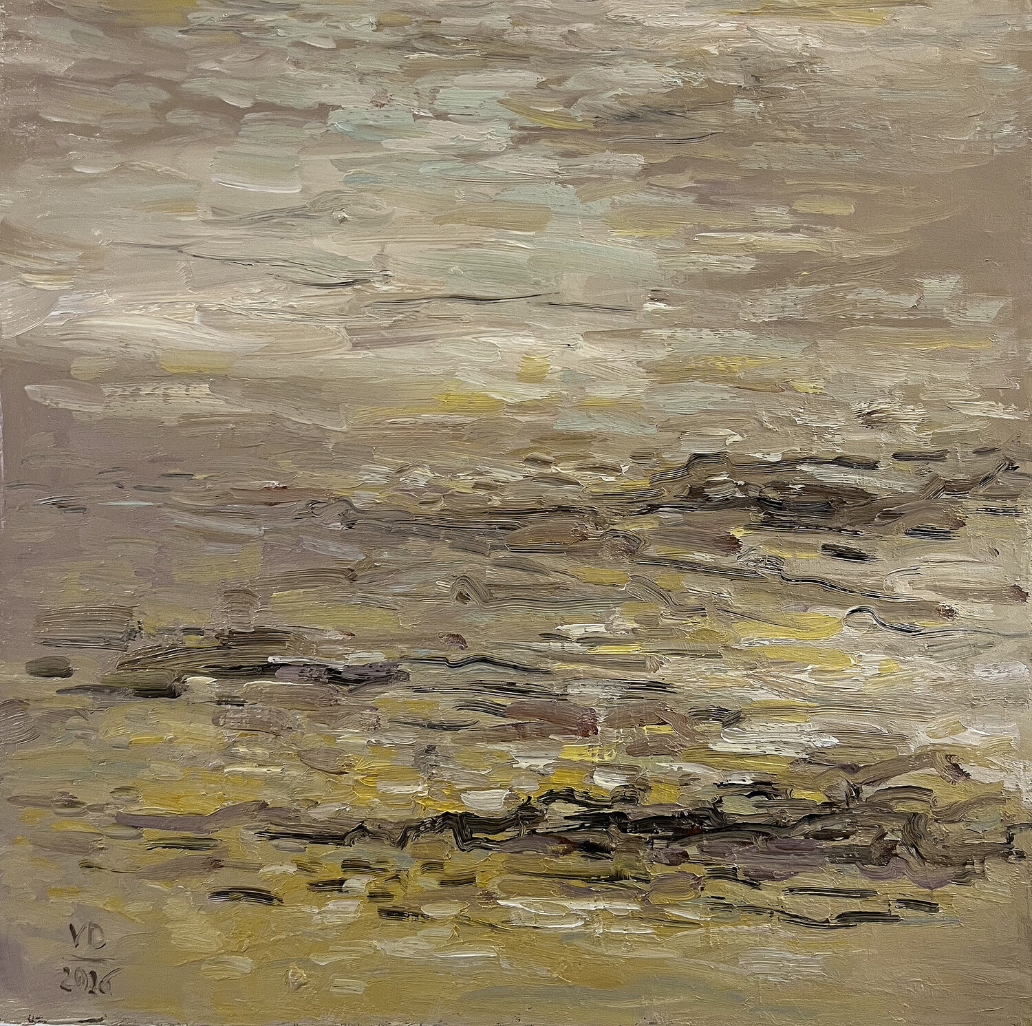 “Flow of Silence” Viktoria Daneva Original painting for sale