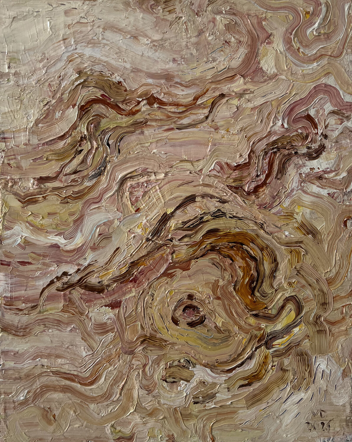 “Inner Flow of Light” Viktoria Daneva Original painting for sale