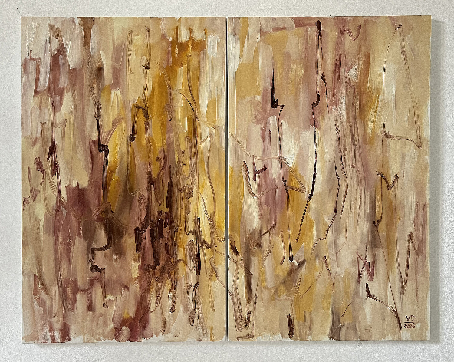 “Fleeting Flashes of Light” Viktoria Daneva Original painting for sale