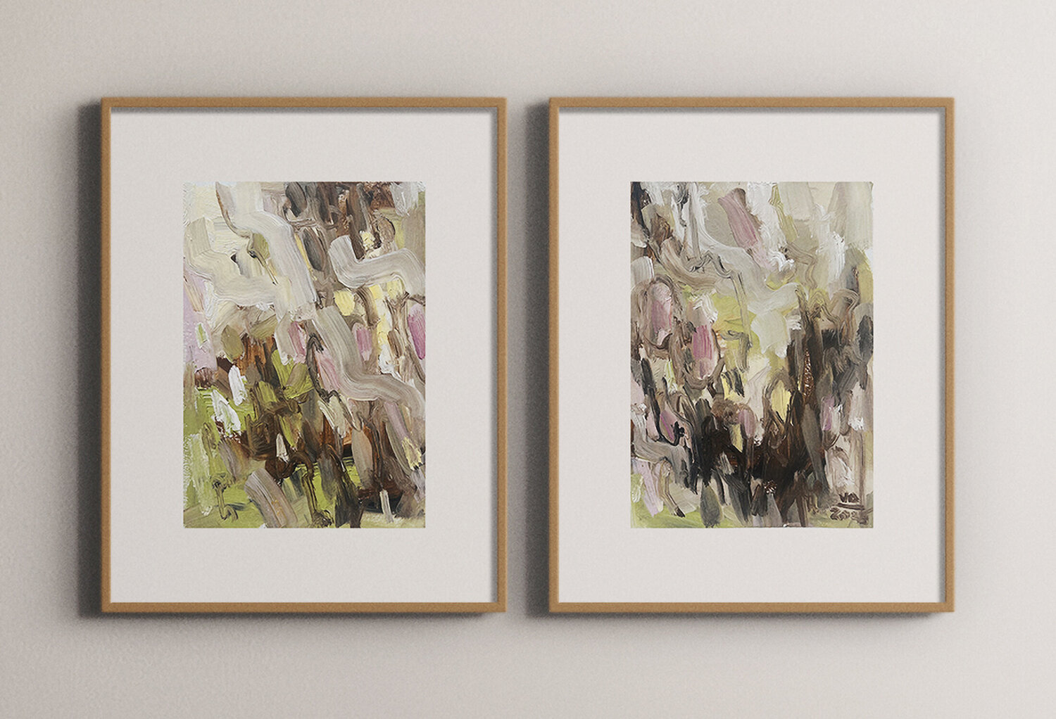 “Soft Pulses of Light” Viktoria Daneva Original painting for sale