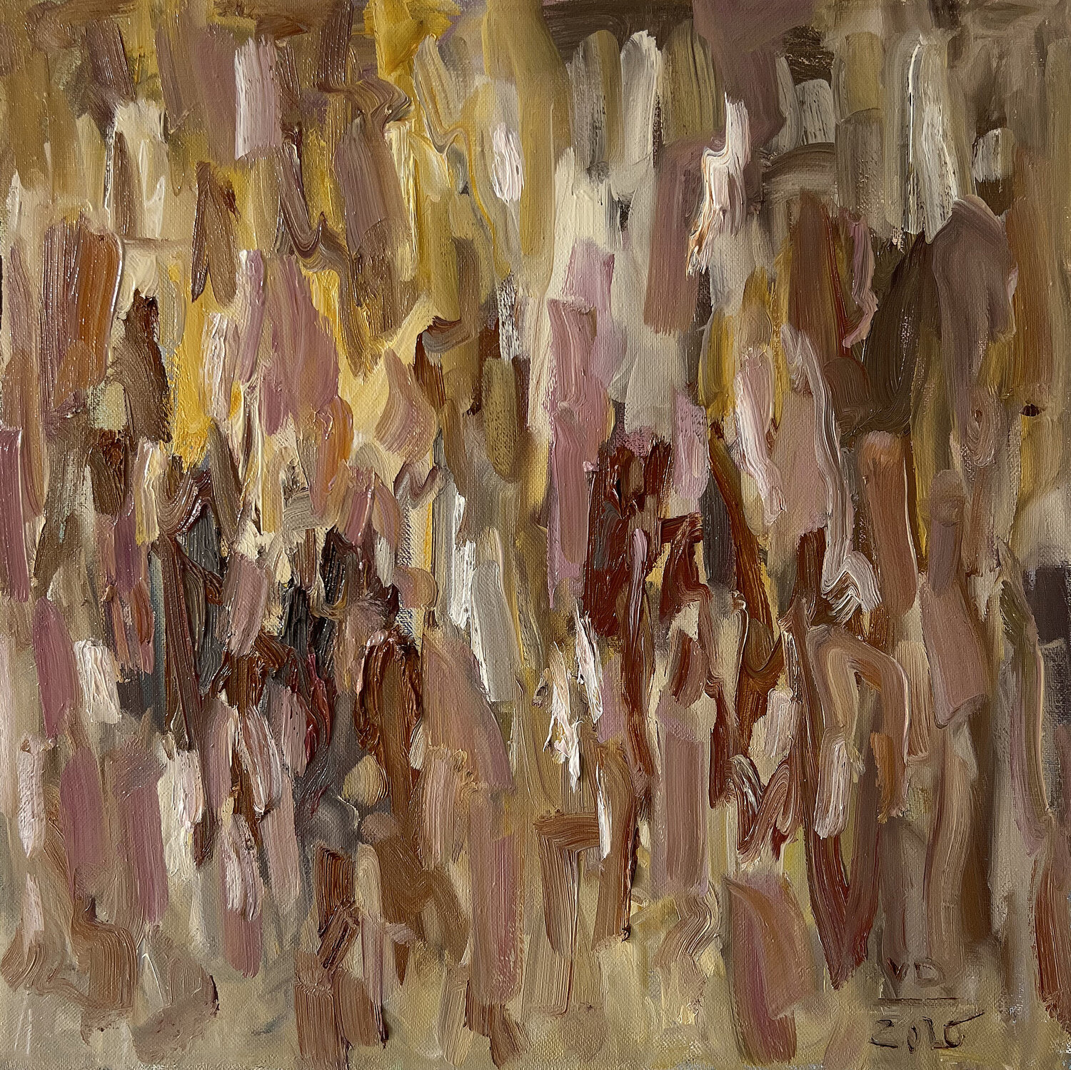 “Golden Echo” Viktoria Daneva Original painting for sale