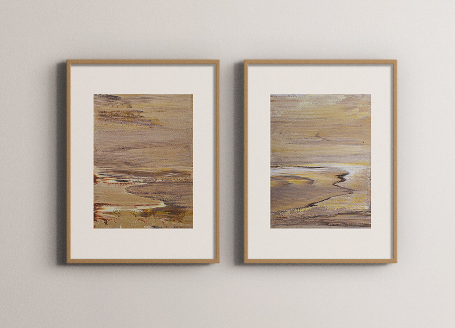 "Golden Shores" Viktoria Daneva Original painting for sale
