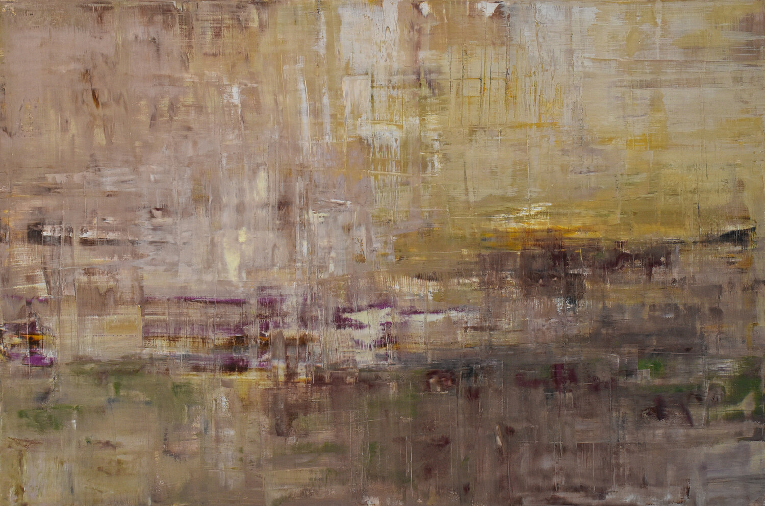 Memory of Spaces: "Echoes of Light" Viktoria Daneva Original painting for sale