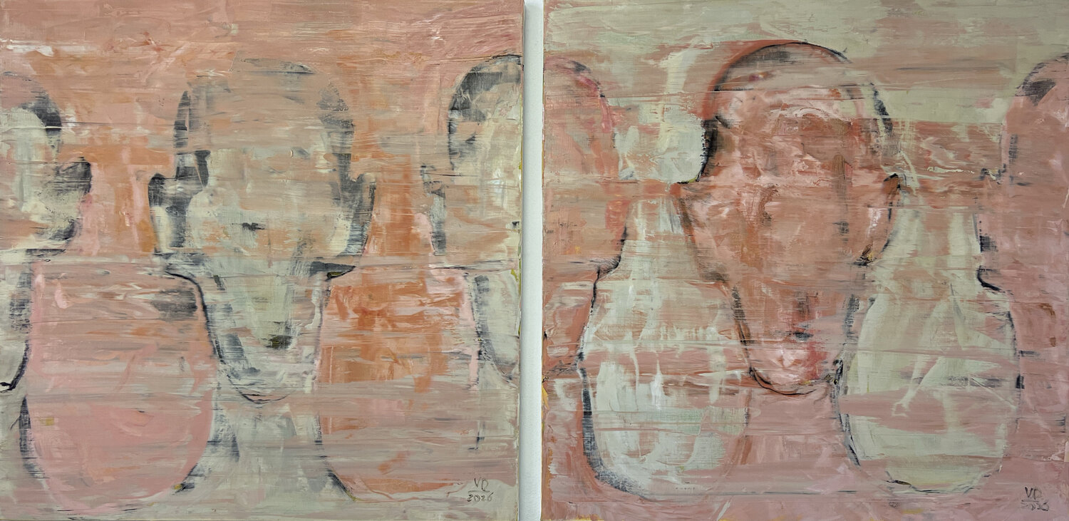 “Imprint of the Surroundings” Viktoria Daneva Original painting for sale