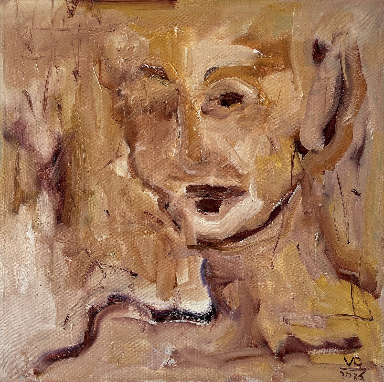 “More Than a Face” Viktoria Daneva Original painting for sale