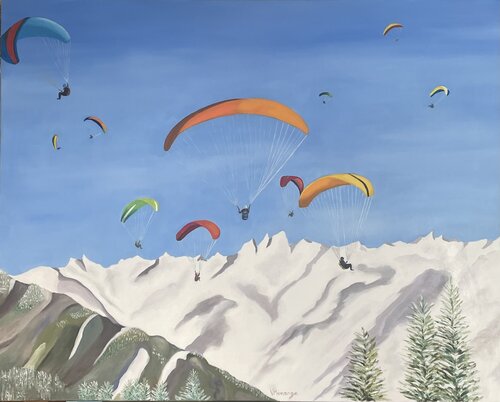 Douce folie by Virginie MONANGE, Painting for Sale on Select