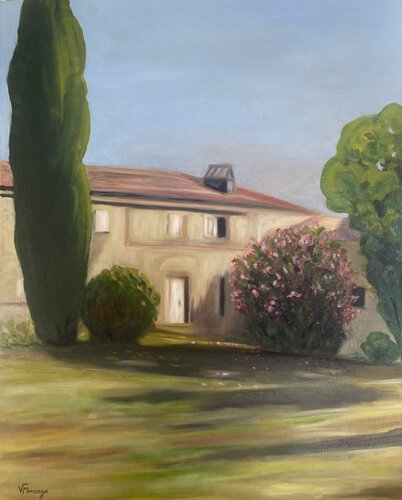 A la campagne by Virginie MONANGE, Painting for Sale on Select