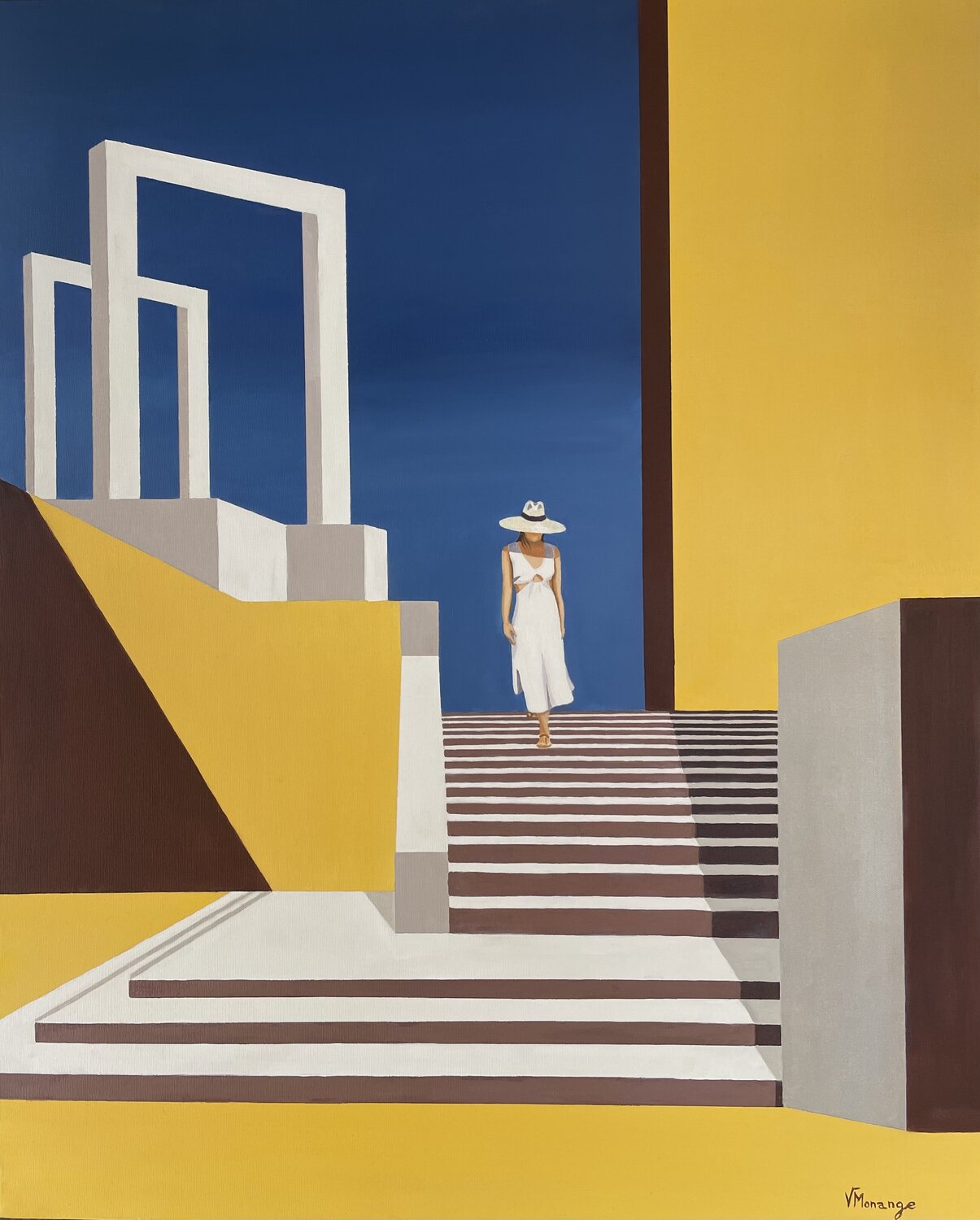 L'arche Virginie MONANGE Original painting for sale