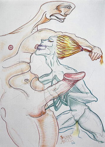 Juste ce qu'il faut by Shank ARTE, Drawing for Sale on Select