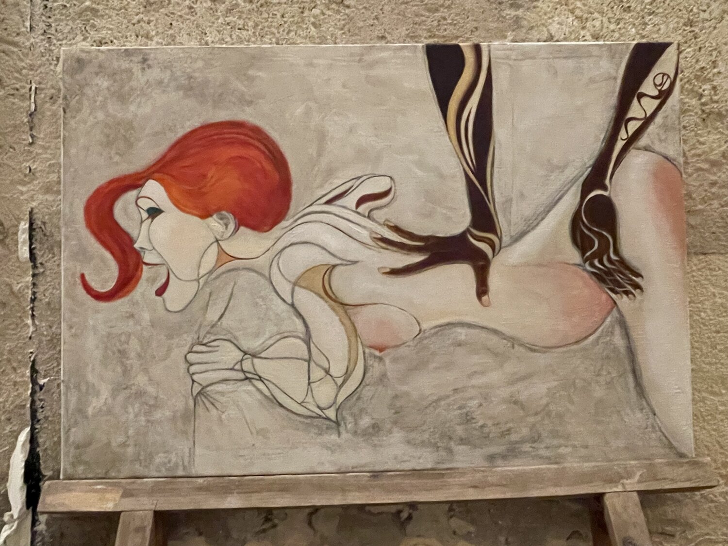 Love is good - série rencontre anima - animus Shank ARTE Original painting for sale
