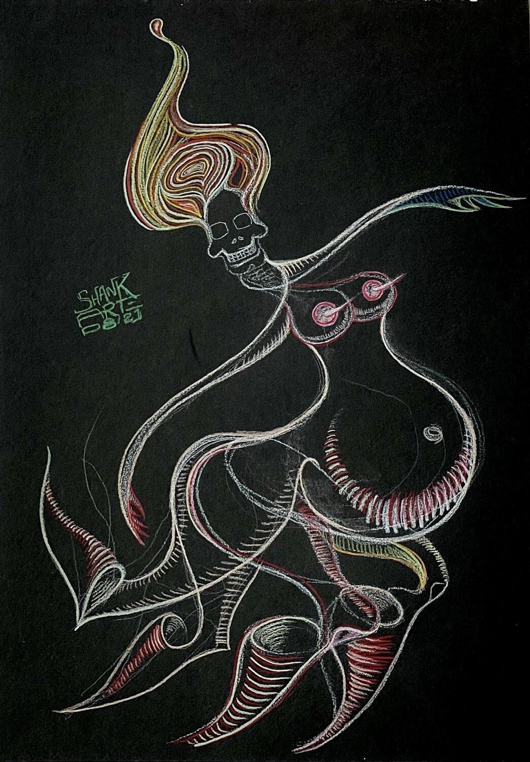 Life and death Shank ARTE Drawing for sale