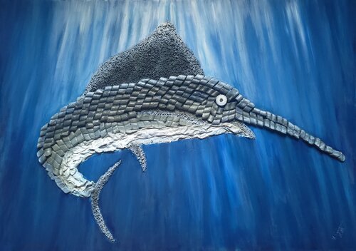 Swordfish by Valerija Govorova, Painting for Sale on Select