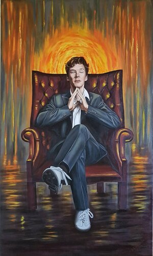 Benedict Cumberbatch by Valerija Govorova, Painting for Sale on Select