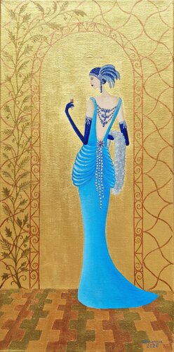 Girl a Winter von Valerija Govorova, Malerei kaufen auf Select