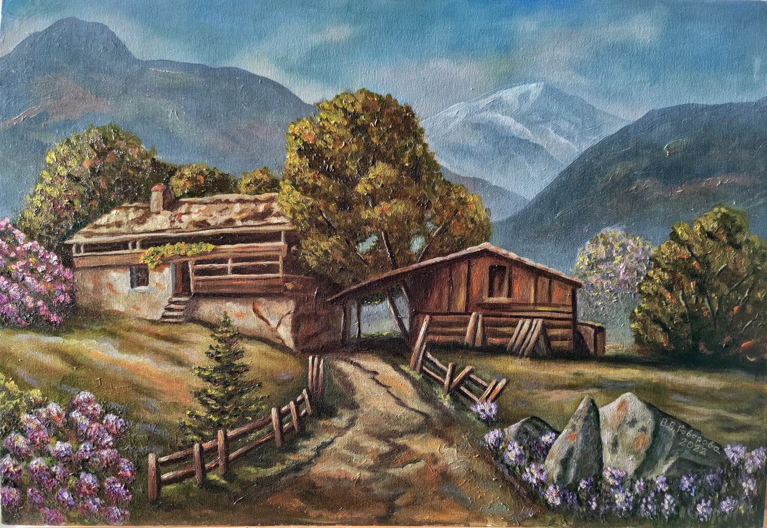 Country House Valerija Govorova Original painting for sale