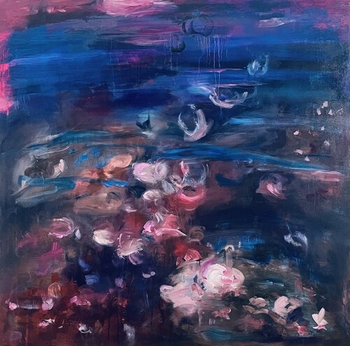 Feux de Rose by Johanna Lisa, Painting for Sale on Select
